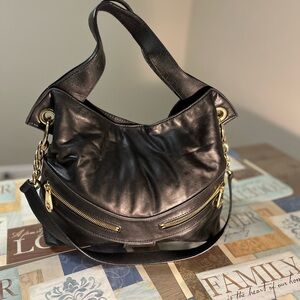 Michael Kors Buttery Soft Black Leather Satchel